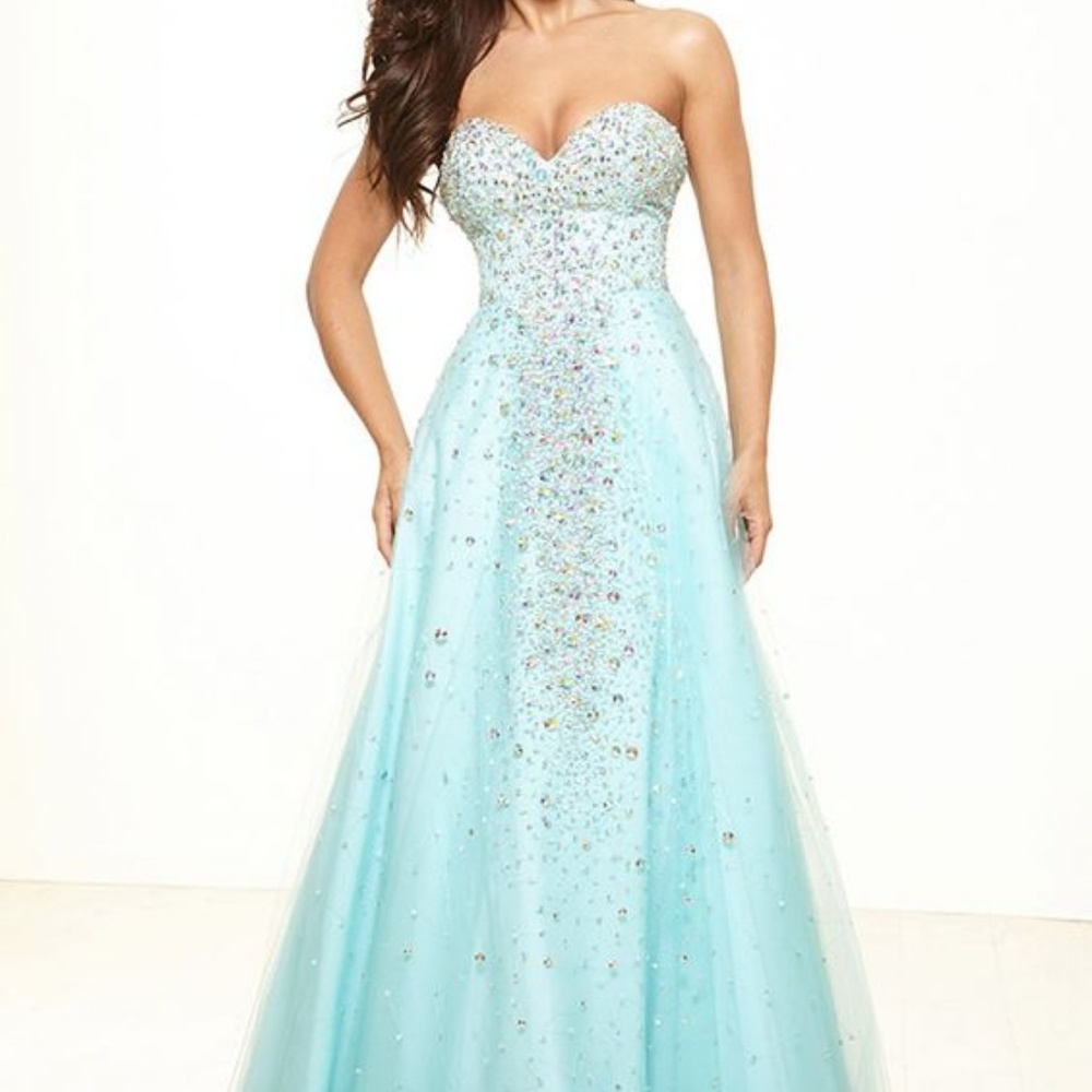 Terani Couture Strapless sweetheart ball gown